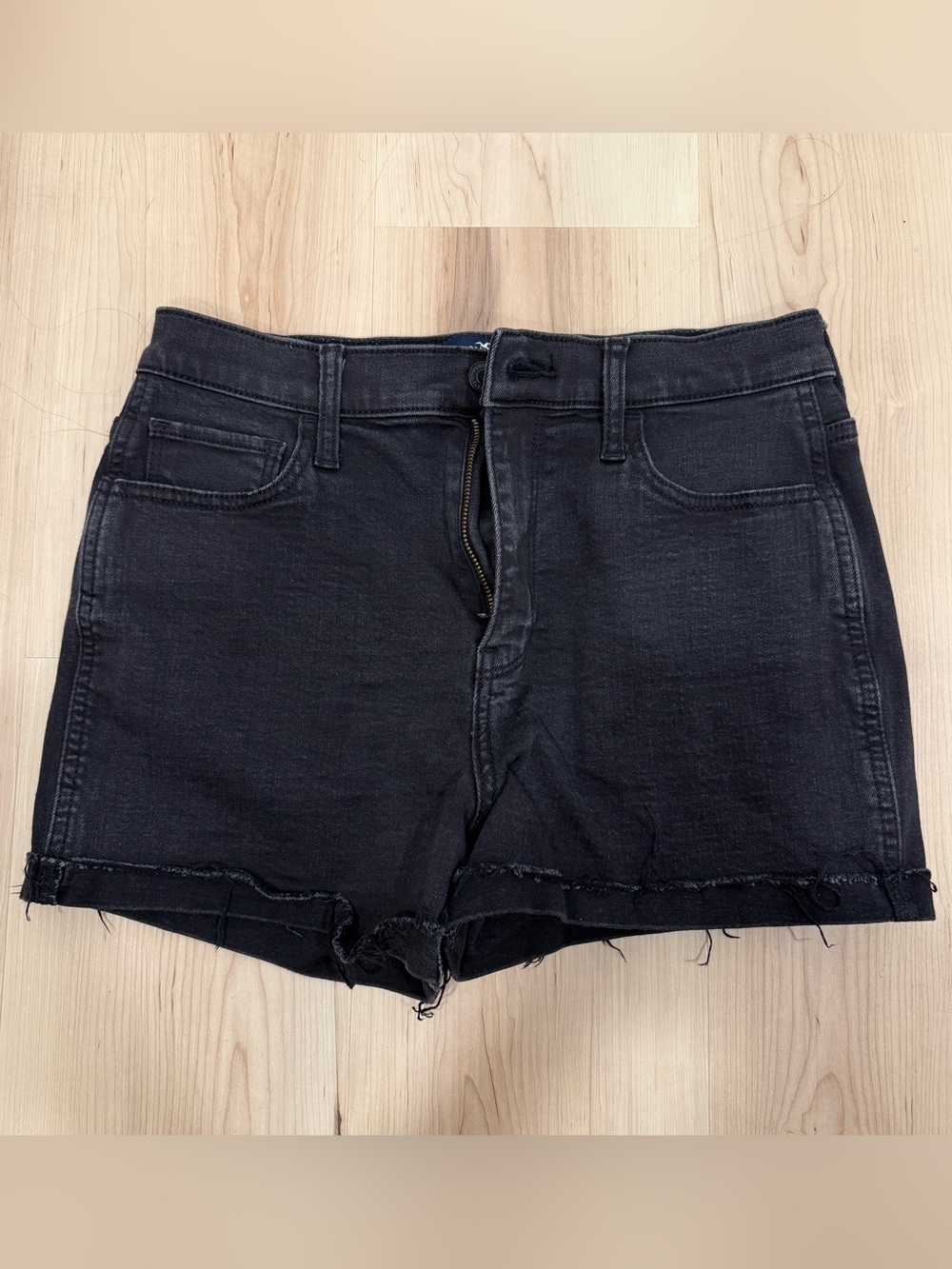 Hollister Ultra High Rise Black Shorts